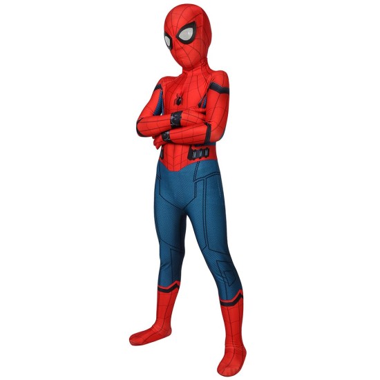 Christmas Gifts For Kids Spider-man Cosplay Costume Children Spiderman BodySuit Christmas Gifts For Kids Spider-man Cosplay Costume Children Spiderman BodySuit