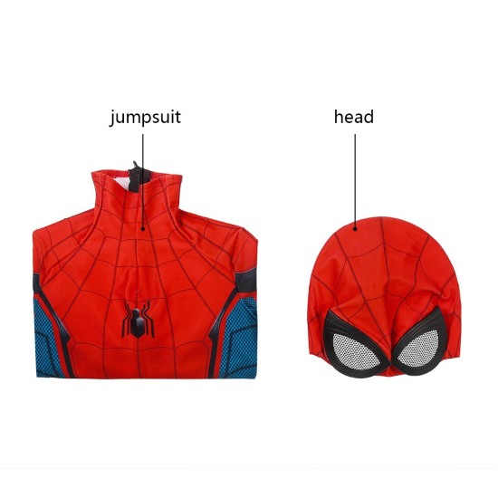 Christmas Gifts For Kids Spider-man Cosplay Costume Children Spiderman BodySuit Christmas Gifts For Kids Spider-man Cosplay Costume Children Spiderman BodySuit