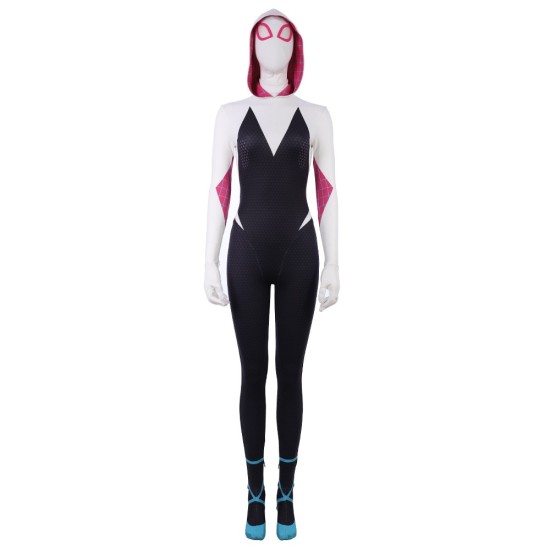 Gwen Stacy Cosplay Costumes Into The Spider Verse Spider Girl Gwen Suits Gwen Stacy Cosplay Costumes Into The Spider Verse Spider Girl Gwen Suits