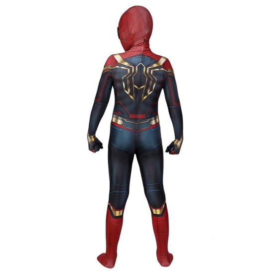 Kids Iron Spider-man 3 No Way Home Spandex BodySuit Kids Iron Spider-man 3 No Way Home Spandex BodySuit