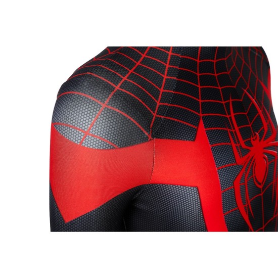 Kids Spider-man Miles Morales PS5 Cosplay Suit Children Halloween Cosplay Jumpsuit Kids Spider-man Miles Morales PS5 Cosplay Suit Children Halloween Cosplay Jumpsuit