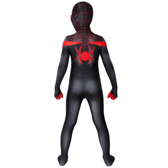 Kids Spider-man Miles Morales PS5 Cosplay Suit Children Halloween Cosplay Jumpsuit Kids Spider-man Miles Morales PS5 Cosplay Suit Children Halloween Cosplay Jumpsuit