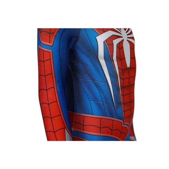 Kids Spider-man PS4 Advanced Suit Spiderman Children Cosplay Jumpsuit Kids Spider-man PS4 Advanced Suit Spiderman Children Cosplay Jumpsuit