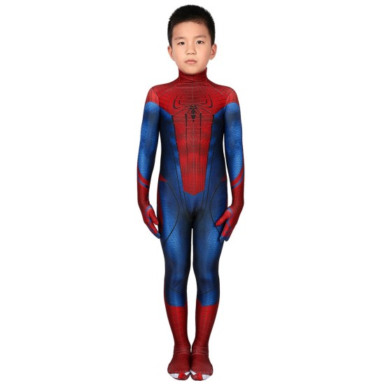 Kids Spider-man Suit Halloween Children Cosplay The Amazing Spider-Man Edition Kids Spider-man Suit Halloween Children Cosplay The Amazing Spider-Man Edition