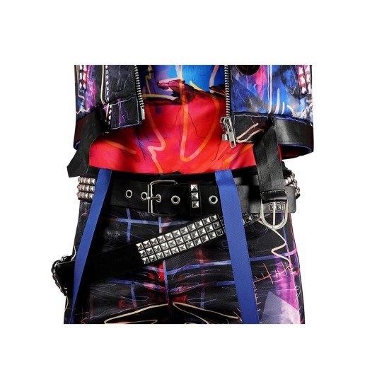 Spider-Punk Spider-man Cosplay Costumes Hobart Brown Suits Spider-Punk Spider-man Cosplay Costumes Hobart Brown Suits
