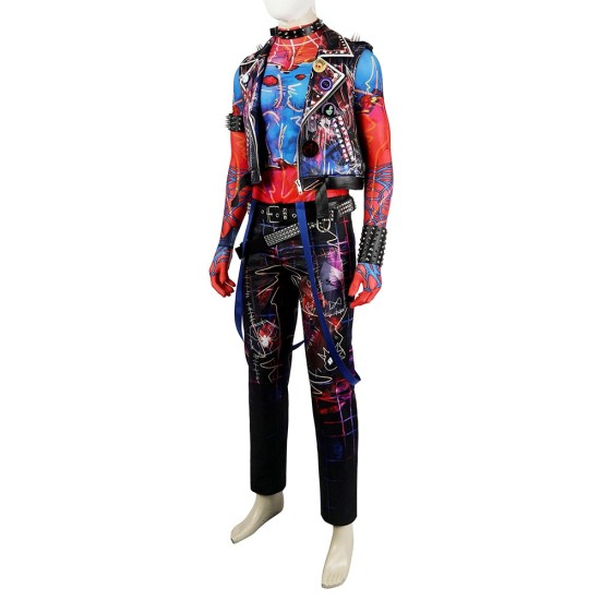 Spider-Punk Spider-man Cosplay Costumes Hobart Brown Suits Spider-Punk Spider-man Cosplay Costumes Hobart Brown Suits