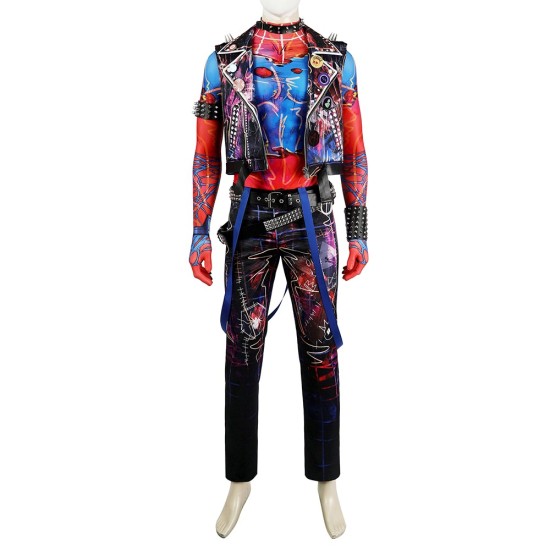Spider-Punk Spider-man Cosplay Costumes Hobart Brown Suits Spider-Punk Spider-man Cosplay Costumes Hobart Brown Suits