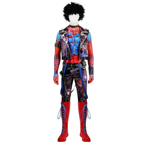Spider-Punk Spider-man Cosplay Costumes Hobart Brown Suits Spider-Punk Spider-man Cosplay Costumes Hobart Brown Suits